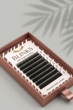 BLINKS 8D-W Shaped Volume Eyelashes | Mega Volume W-Lashes | Premium Mink Eyelash Tray