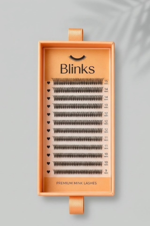 BLINKS E-Comic Eyelash Extensions | 0.05mm Ultra Fine | Seamless Natural Look